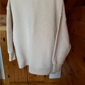Varley Cream Crew Neck Sweater